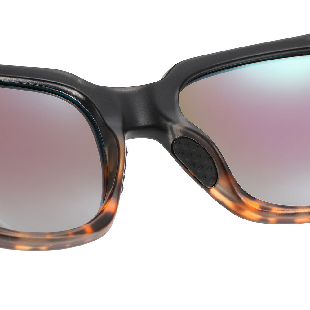 Square Shield Mirrored Polarized Sporty Sunglasses