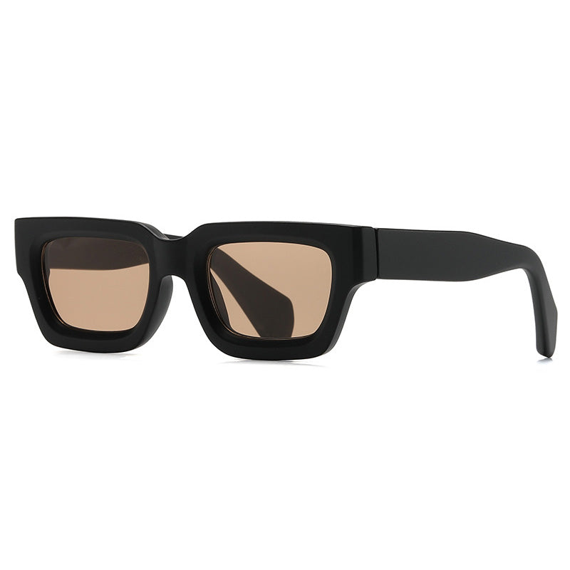 Rectangle Thick Sides Cat Eye Sunglasses