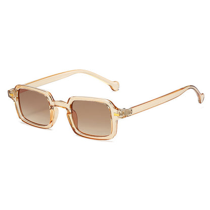 Rectangular Tinted Lens Sunglasses