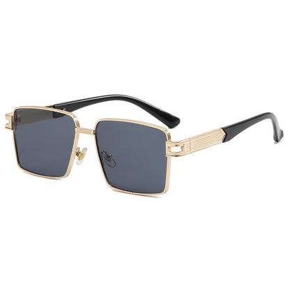 Steampunk Square Metal Frame Sunglasses