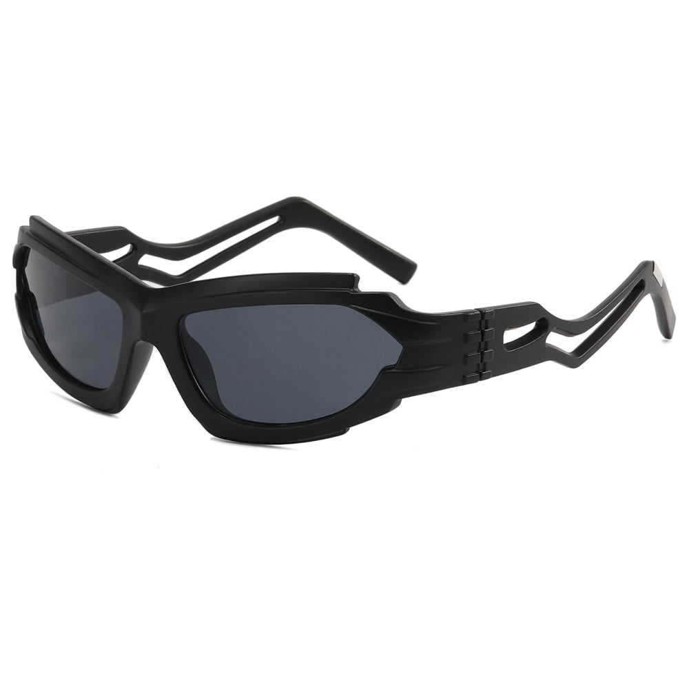 Irregular Steampunk Shades Sporty Y2K Sunglasses
