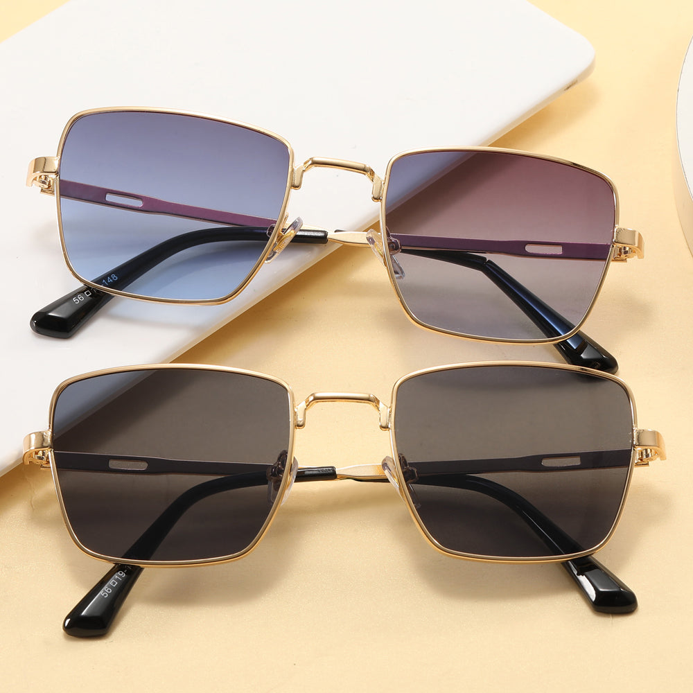 Fashion Retro Metal Frame Sunglasses