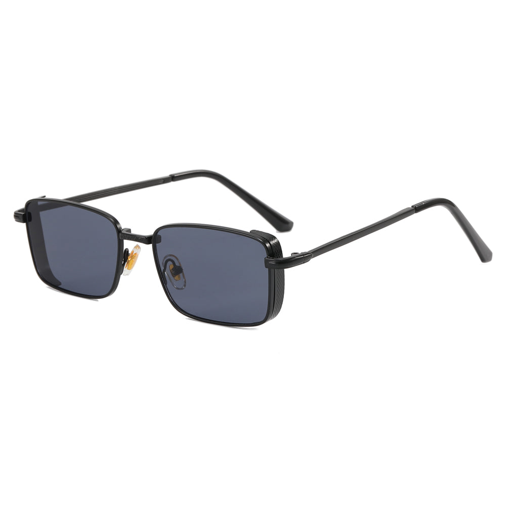 Rectangle Metal Frame Sunglasses