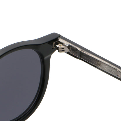 Classic Round Cat Eye Reinforced Wire-Core Temples Sunglasses