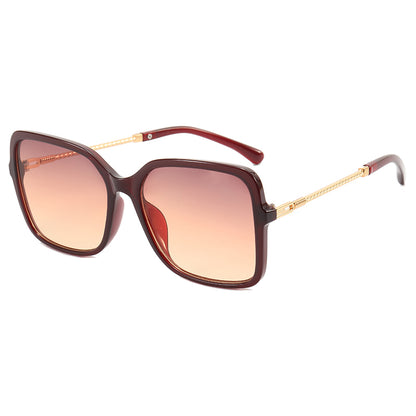 Square Oversized Gradient Shades Sunglasses