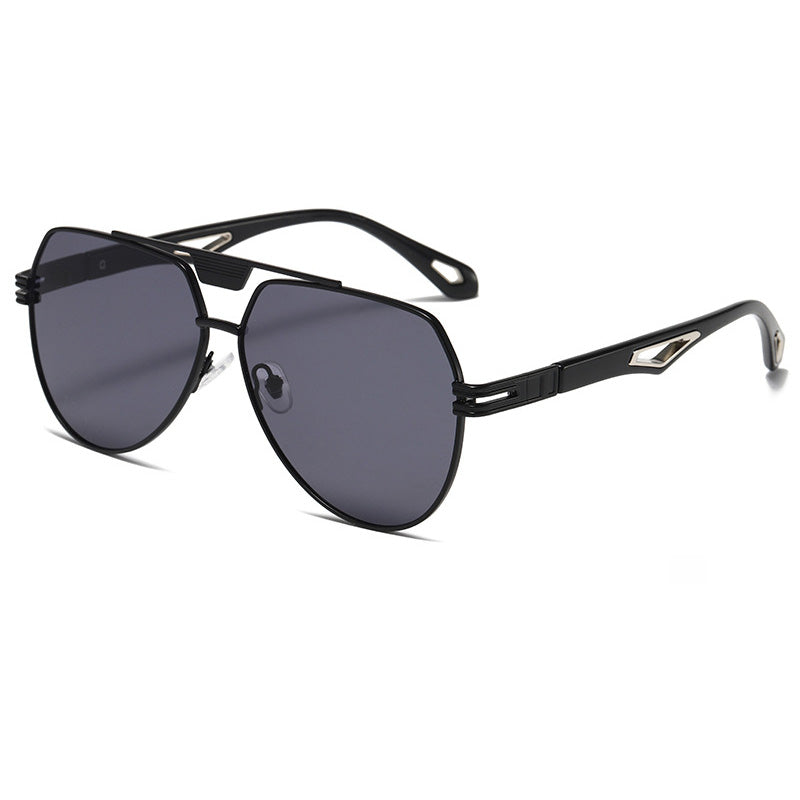 Metal Flat Top Shades Sunglasses