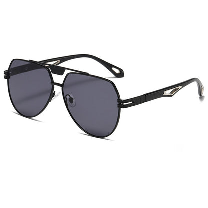 Metal Flat Top Shades Sunglasses