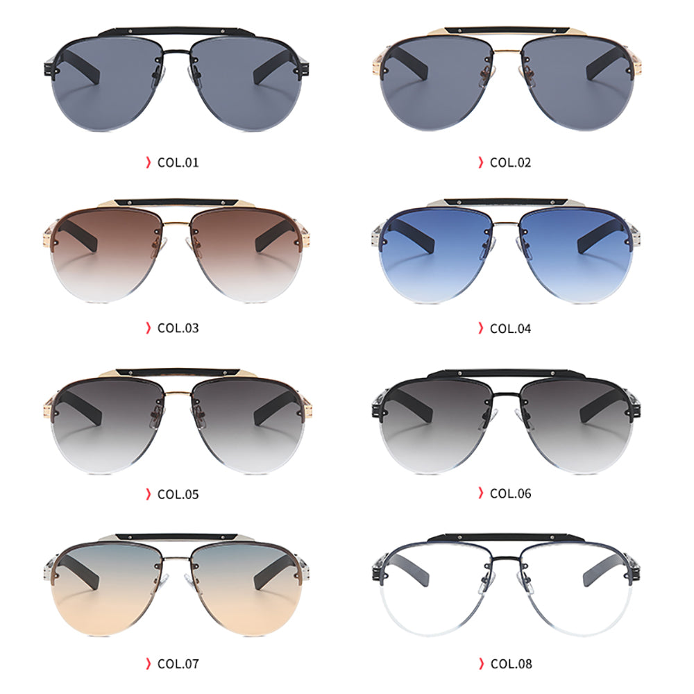 Metal Frame Men Shades Sunglasses