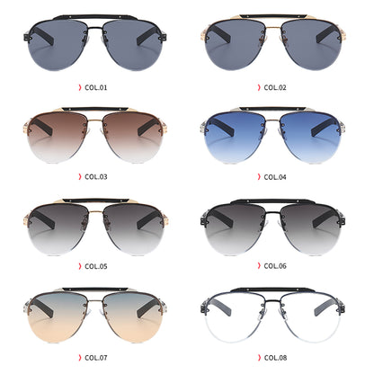 Metal Frame Men Shades Sunglasses