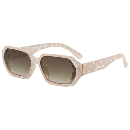 Retro Rectangle Street Shot Sunglasses