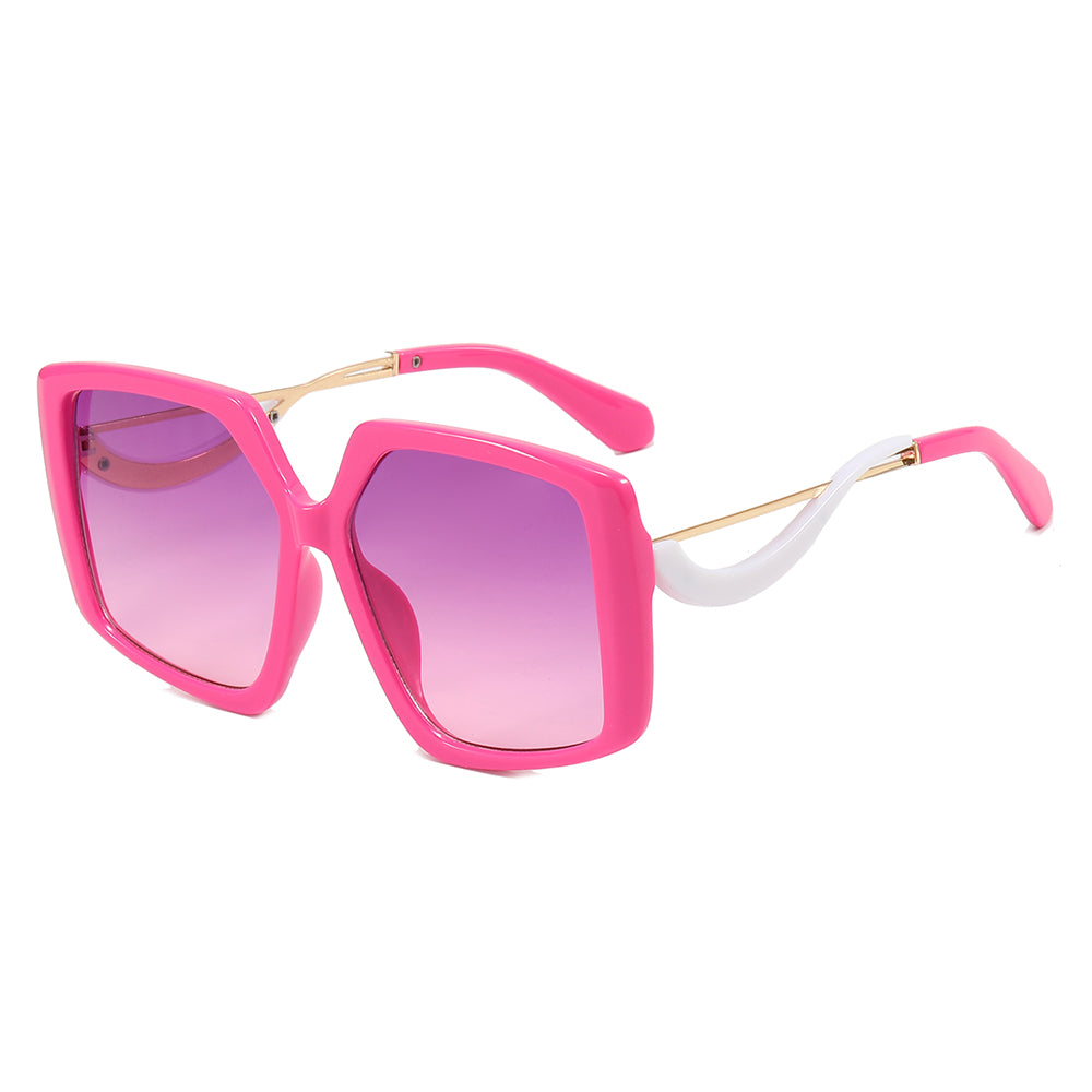 Fashion Square Oversized Shades Sunglasses