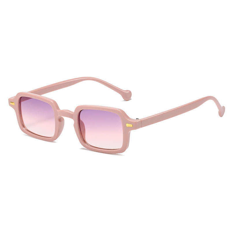 Rectangular Tinted Lens Sunglasses