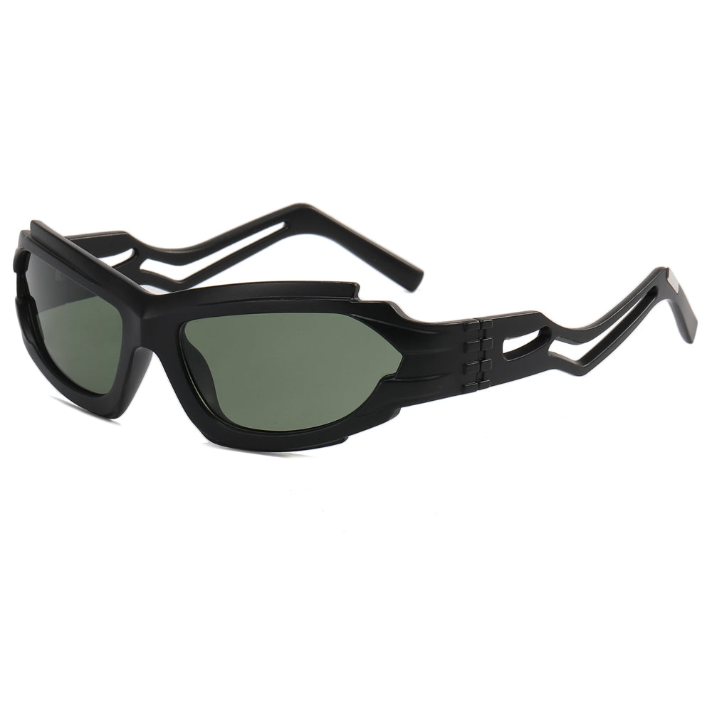 Irregular Steampunk Shades Sporty Y2K Sunglasses