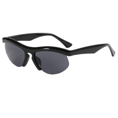 Y2K Half Frame Women Sunglasses