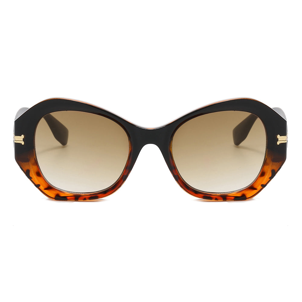 Irregular Gradient Cat Eye Shades Sunglasses