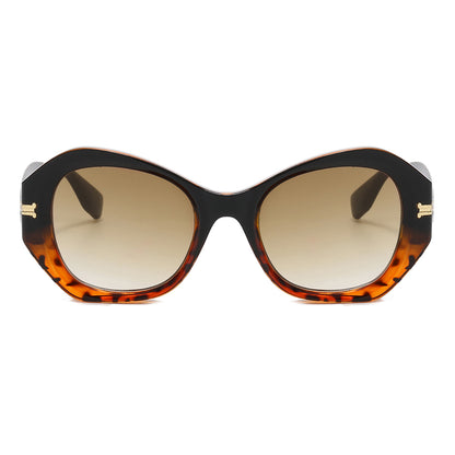 Irregular Gradient Cat Eye Shades Sunglasses