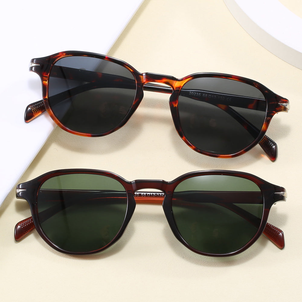 Retro Round Polarized Sunglasses