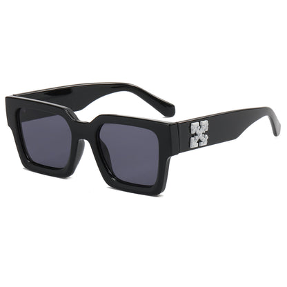 Chunky Chic Square Tinted Sunglasses