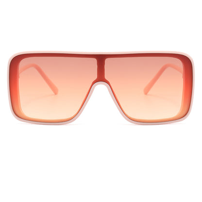 Flat Top Oversized Shades Sunglasses