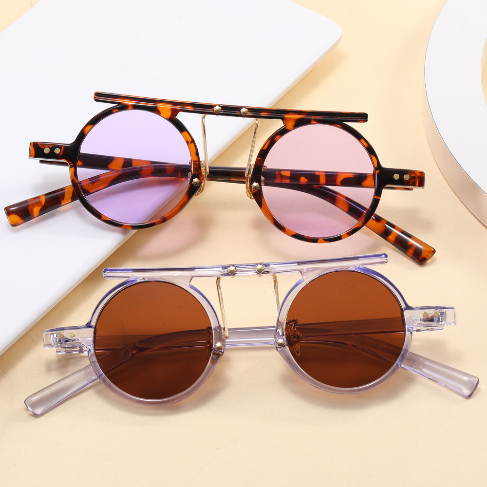 Fashion Round Steampunk Sunglasses
