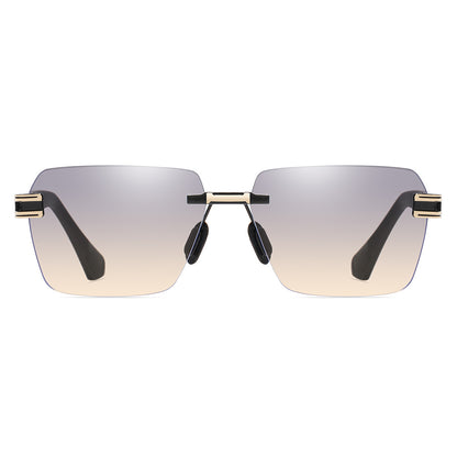 Men's Gradient Rimless Sunglasses