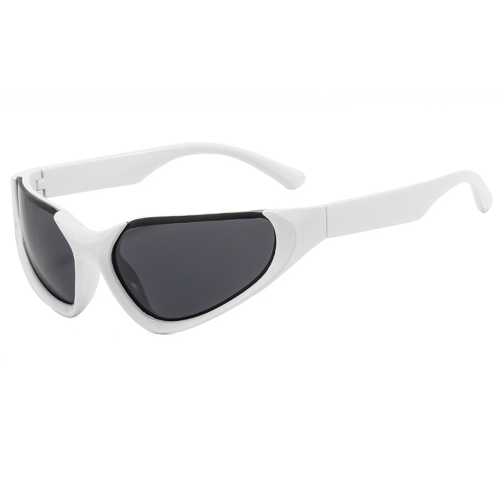 Y2K Futuro Punk Sports Cat Eye Sunglasses