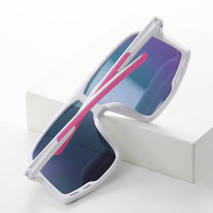 Oversized One Piece Lens Cycling  Running Sports Polarized Sunglasses