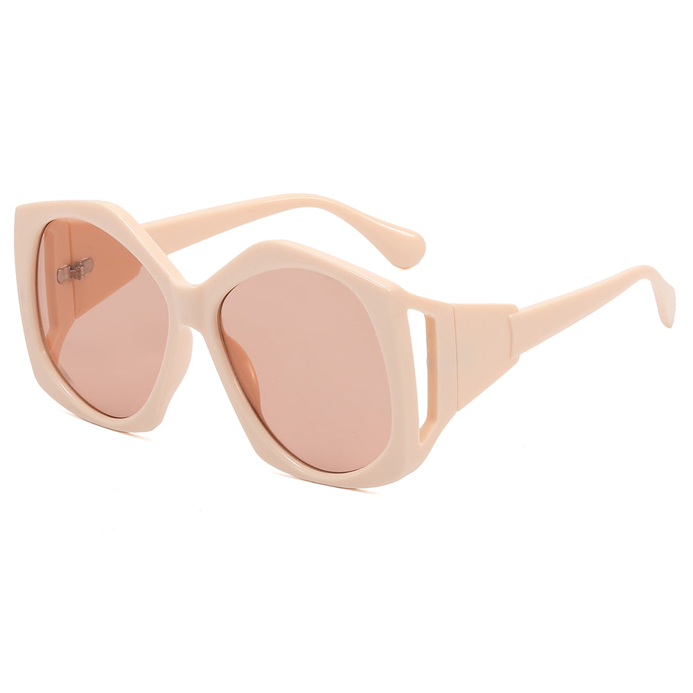 Retro Plastic Polygon Shades Sunglasses