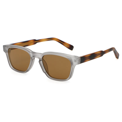 Classic Oversized Thick Square Reinforced Wire-Core Temples Sunglasses