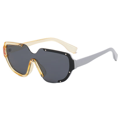 One Piece Lens Men Women UV400 Shades Sunglasses