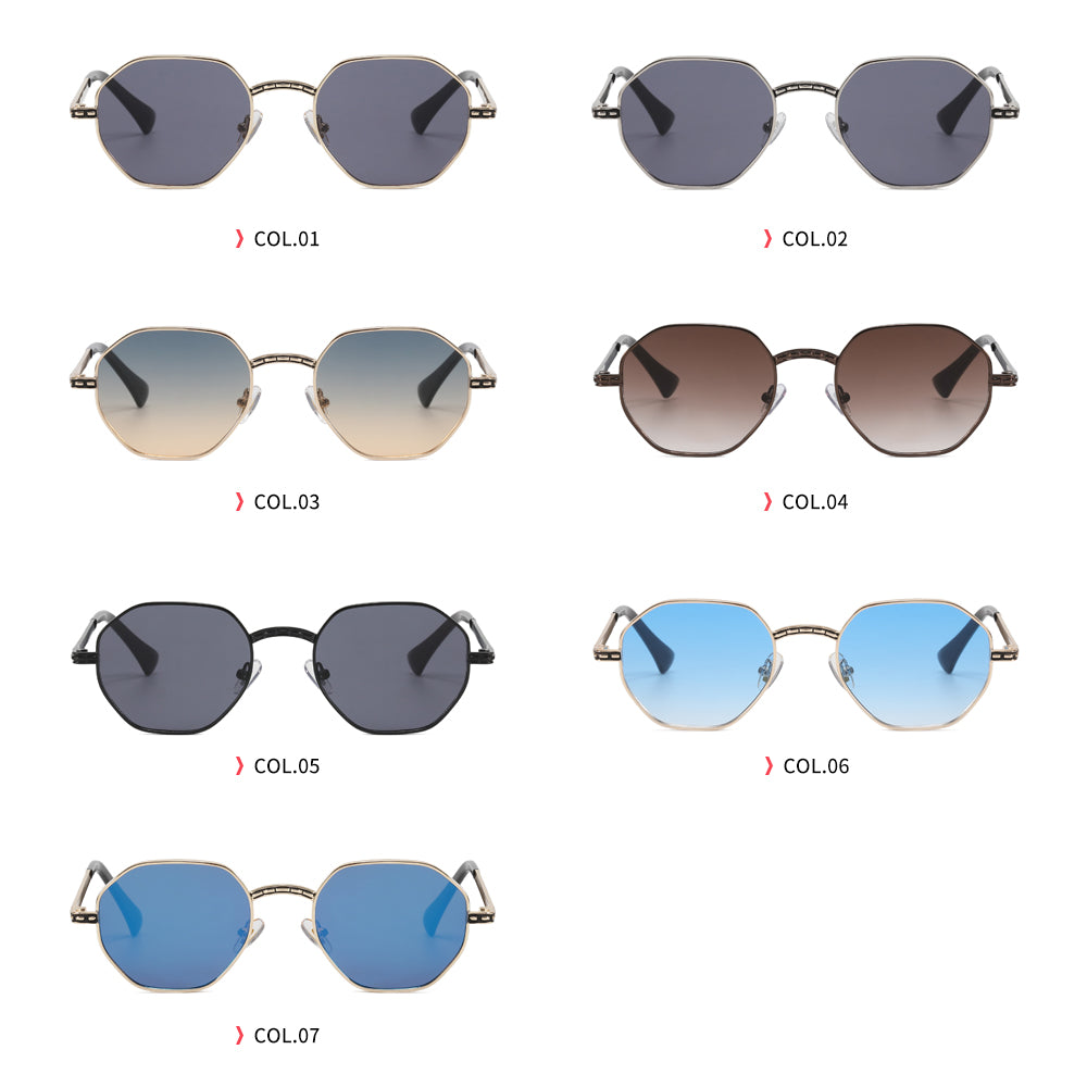 Polygon Metal Sunglasses