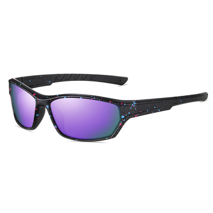 Rectangle Shape Outdoor Sports Cycling Running Polarized Sunglasses