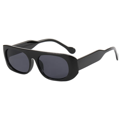 Retro Plastic Small Rectangle Sunglasses