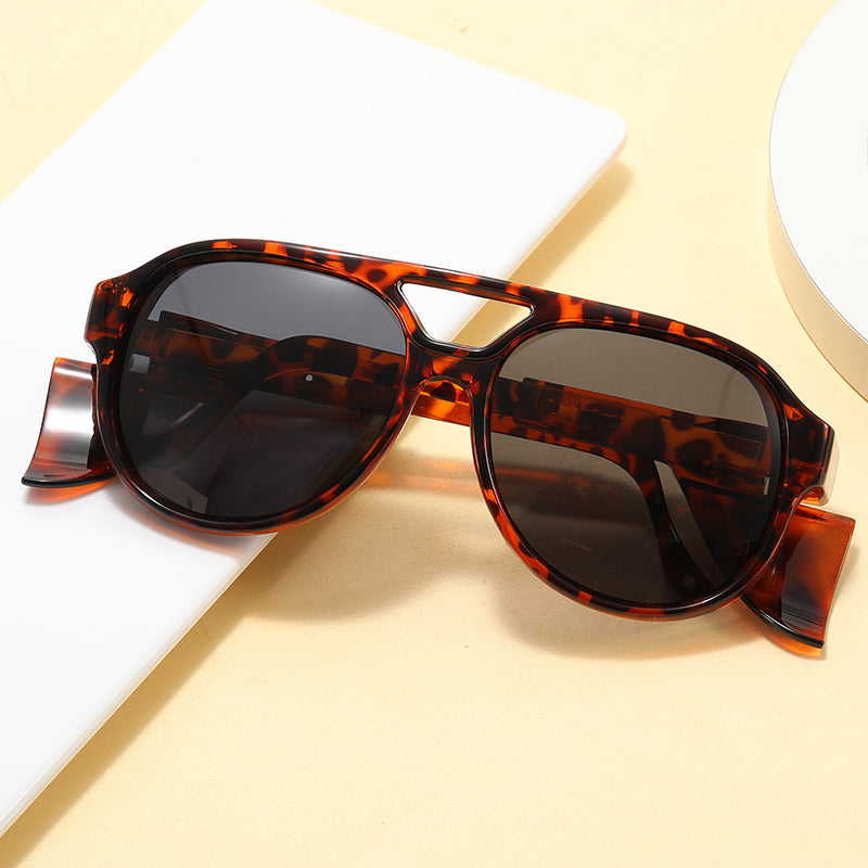 UV400 Protection Round Flat Top Sun glasses