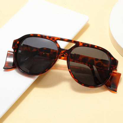 UV400 Protection Round Flat Top Sun glasses