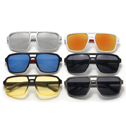 Square Flat Top Spring Hinges Sunglasses