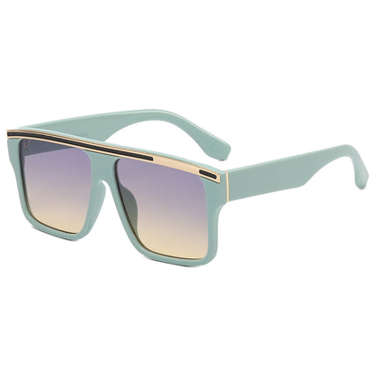 Fashion New Flat Top Shades Sunglasses