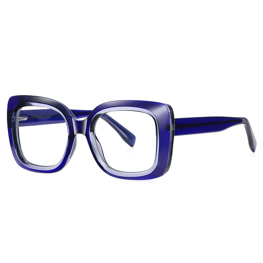 Women Square Cat Eye Computer Blue Light Blocking Glasses