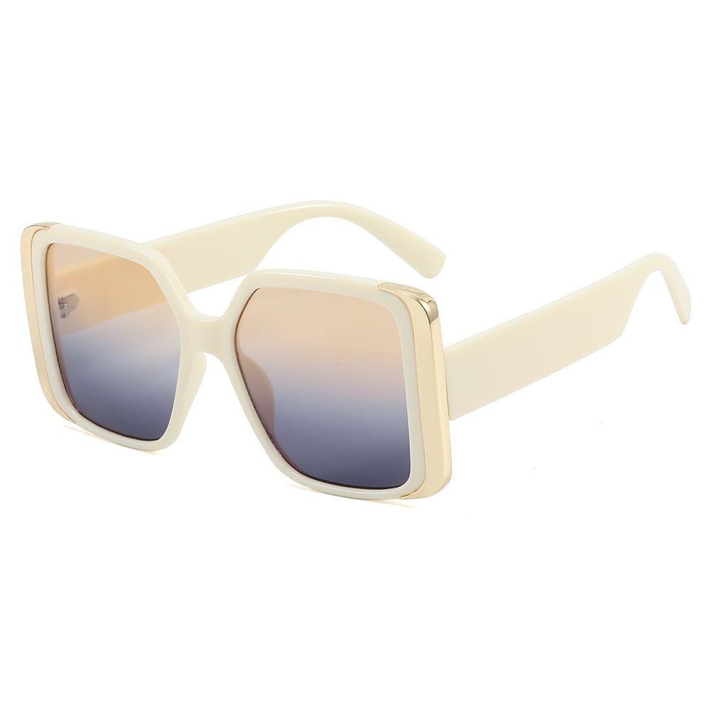 Square Gradient Shades oversized Sunglasses