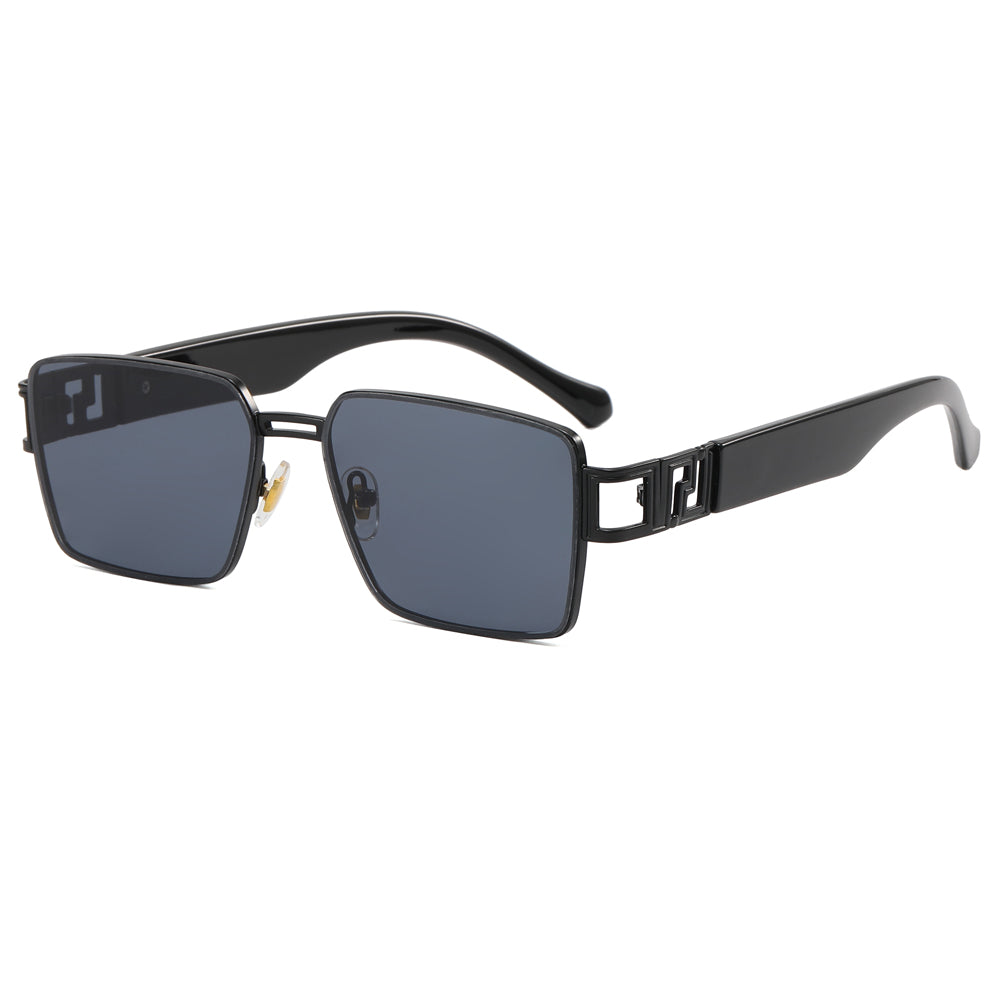 Fashion Metal Frame Gradient Shades Sunglasses