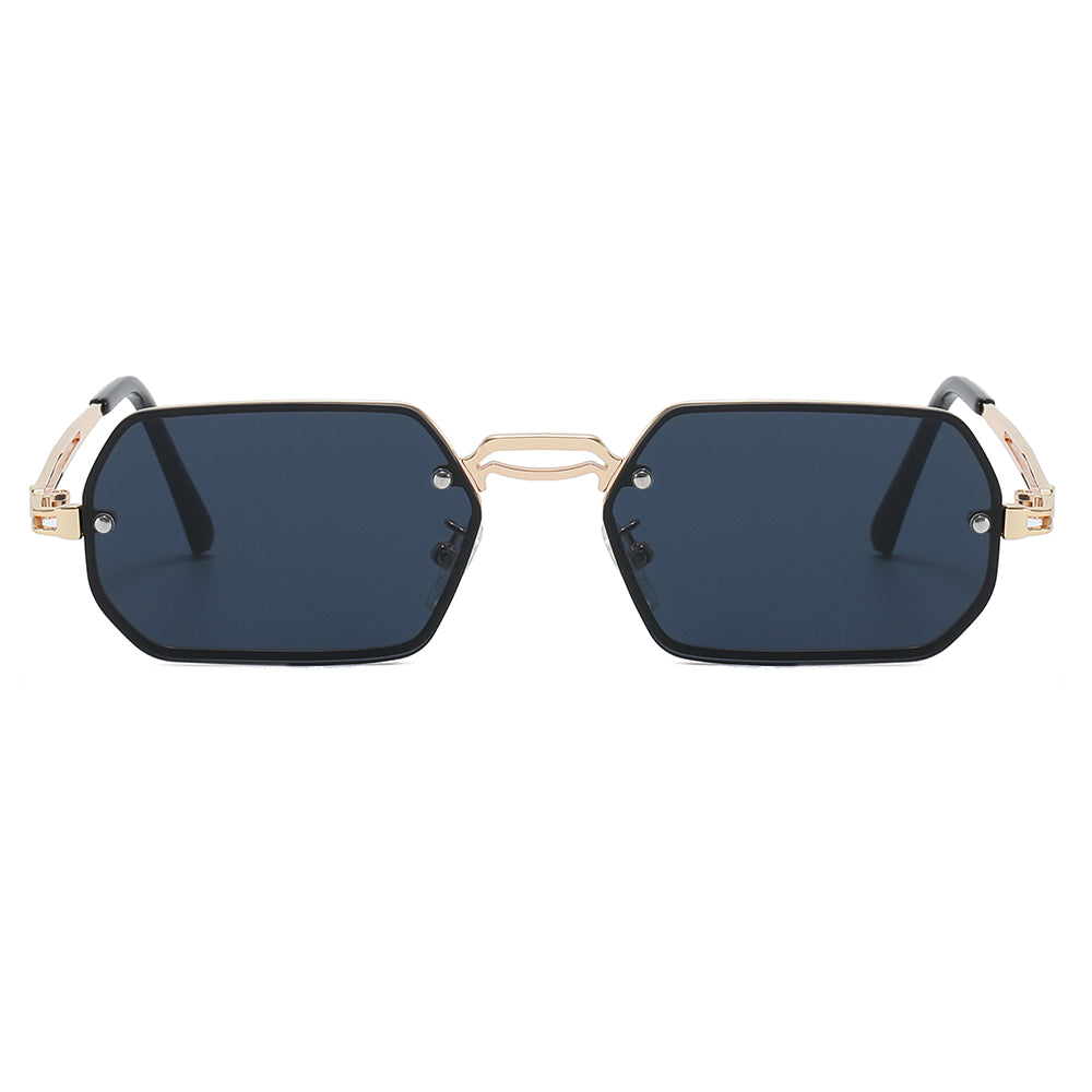 Polygon Metal Frame Sunglasses