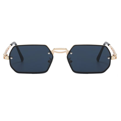 Polygon Metal Frame Sunglasses