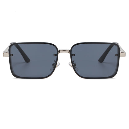 Small Rectangle Metal Frame Sunglasses