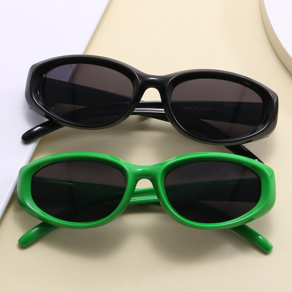 Retro Vintage Y2K Oval Cat Eye Sunglasses