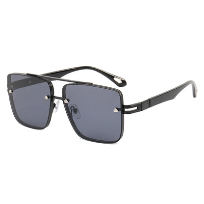 Metal Frame UV400 Gradient Men Shades Sunglasses