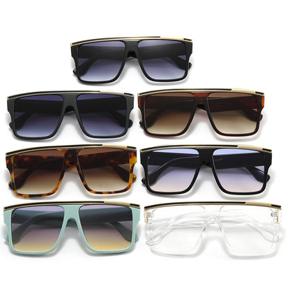 Fashion New Flat Top Shades Sunglasses