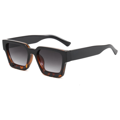 Vintage Black Chunky Square Sunglasses