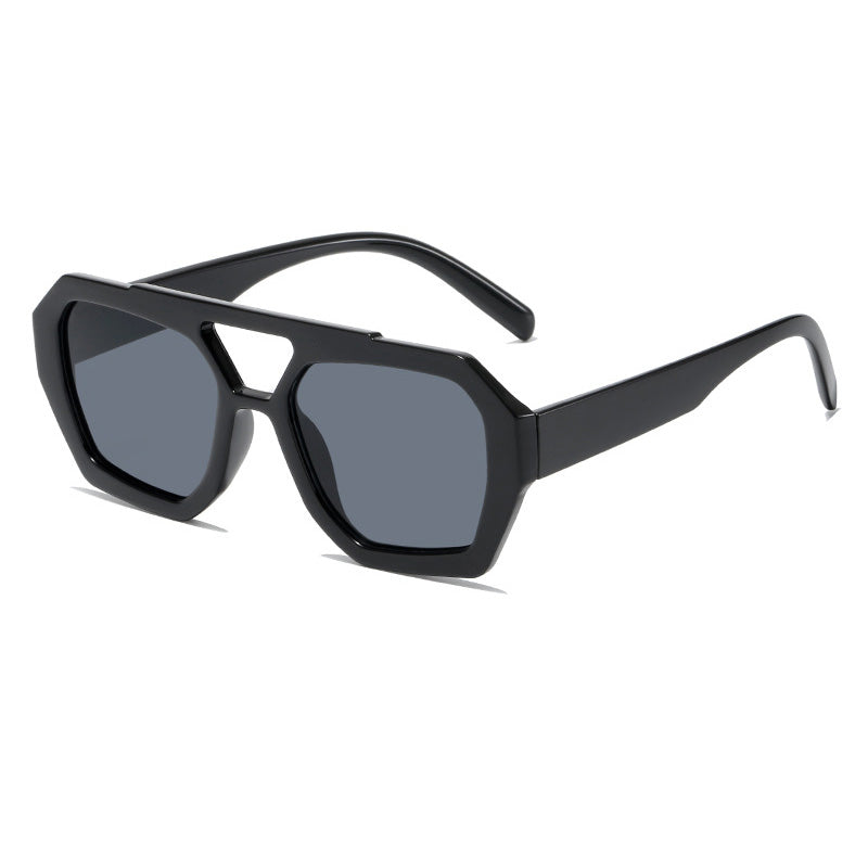 Flat Top Multiple Color All-match Sunglasses
