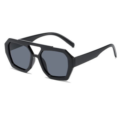 Flat Top Multiple Color All-match Sunglasses