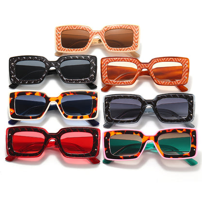 Retro Rectangle Sunglasses